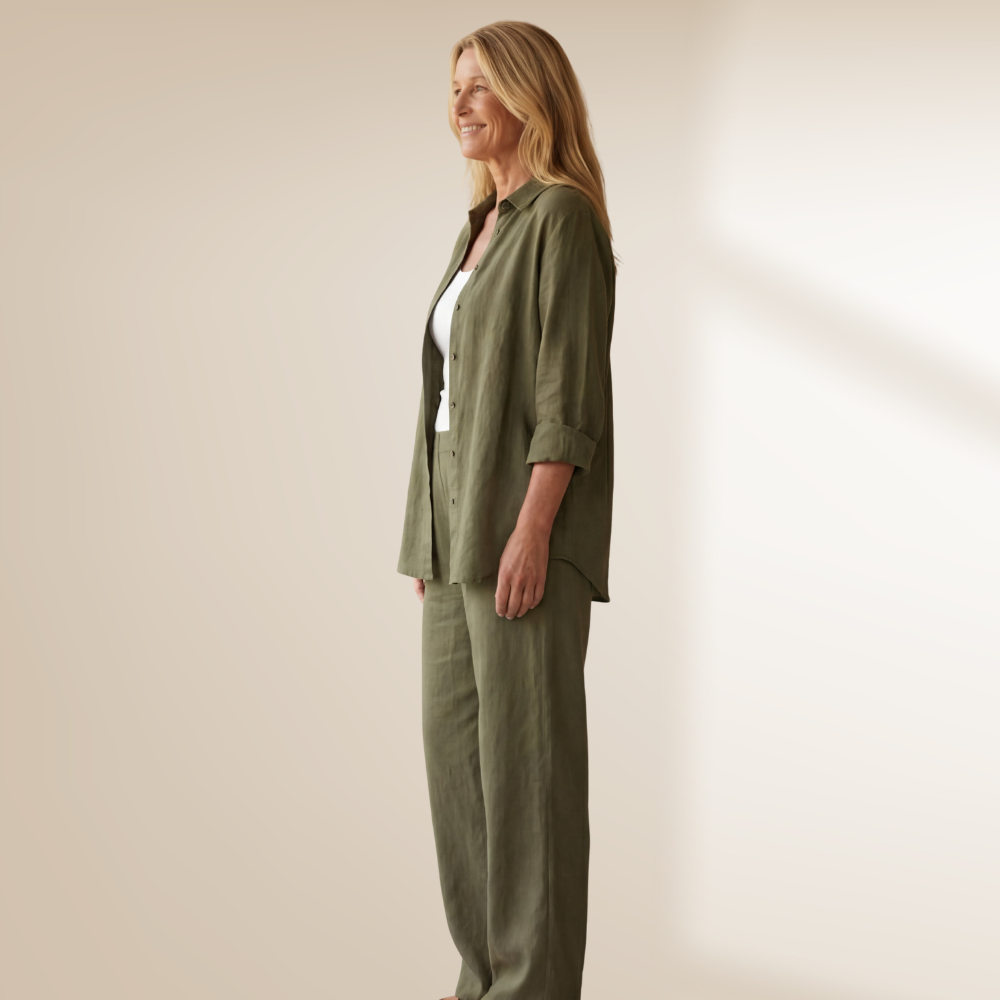 INDIRA - Cotton & Linen Set