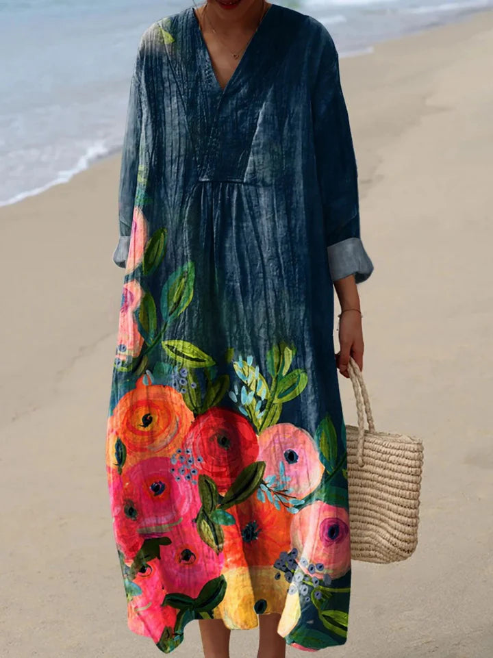 Yelina | Airy Summer Long Sleeves Dress