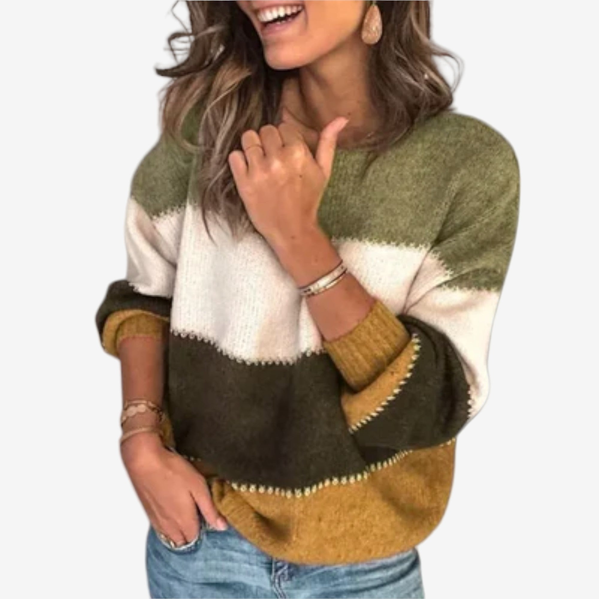 Elisa™ Maglione morbido colorato