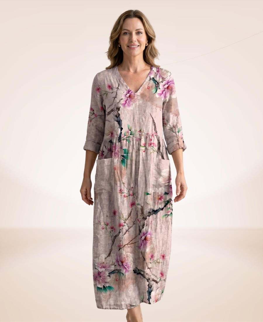 CHANTELLE | Abito in misto cotone traspirante
