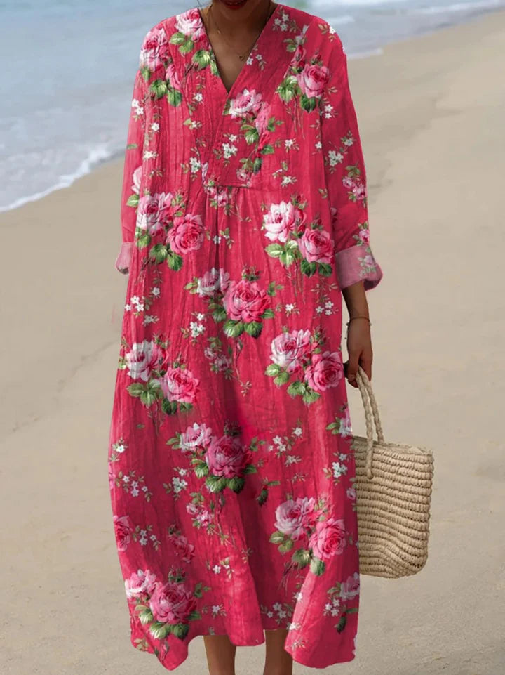 Yelina | Airy Summer Long Sleeves Dress