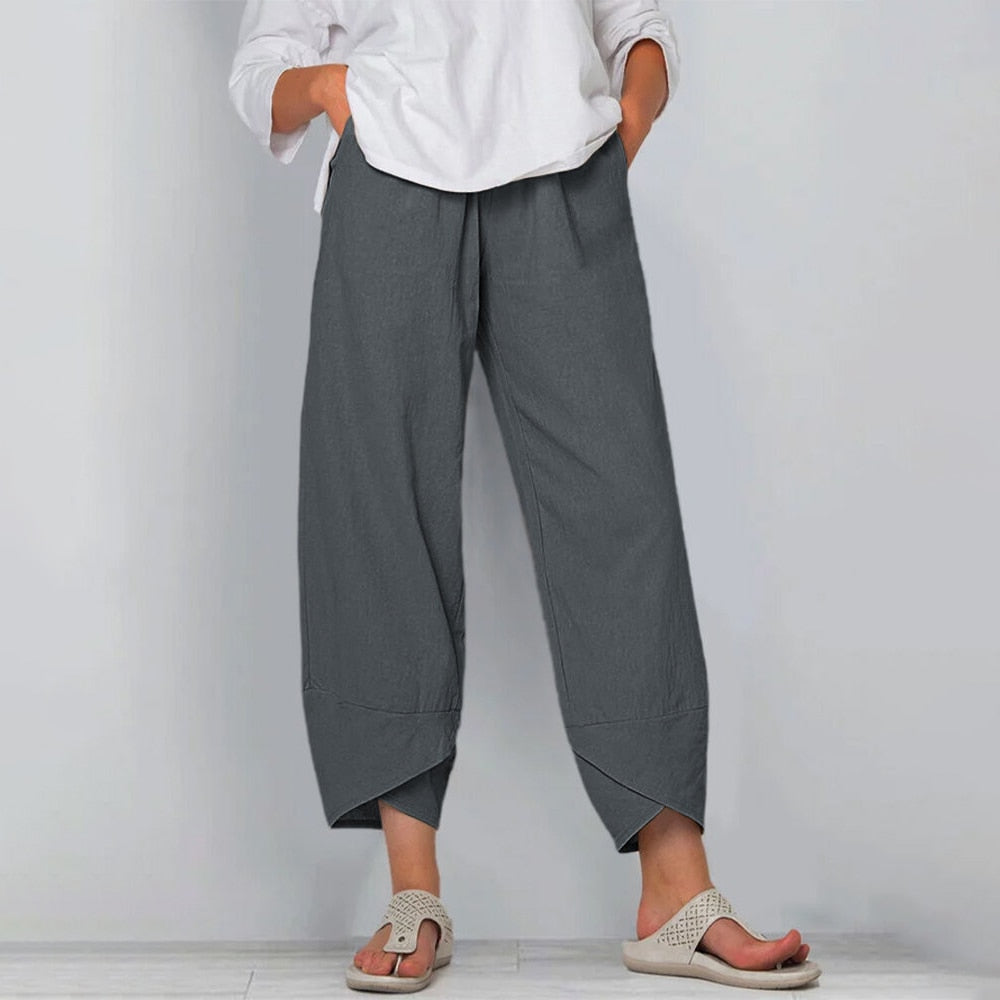 Leona I Baggy Linen Pants