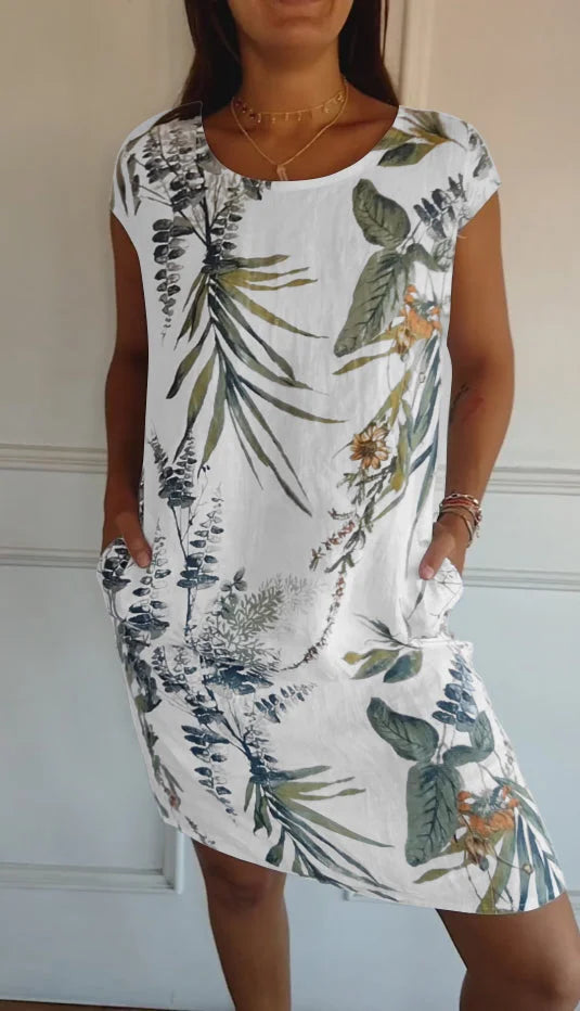 Mila | Printed Summer Dress with Pockets