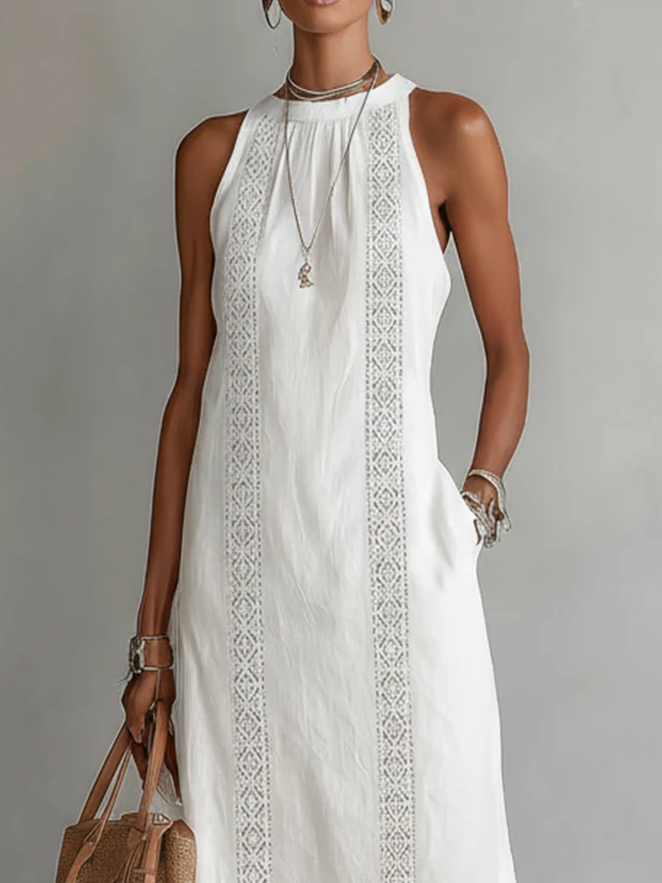 Jimena | Linen Midi Dress