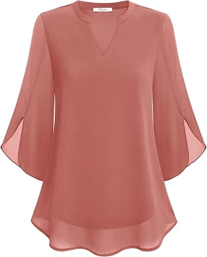 Claudia I Blouse with V-Neck
