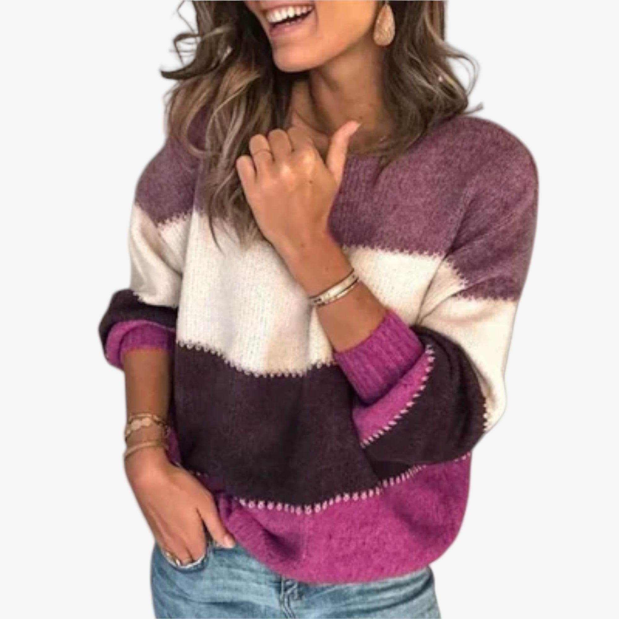 Elisa™ Maglione morbido colorato