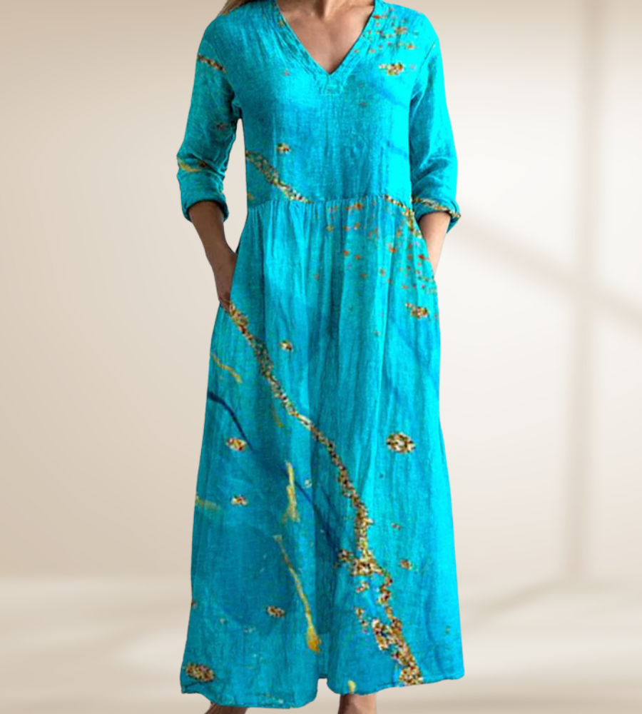 NATALIA | Breathable Cotton Blend Dress