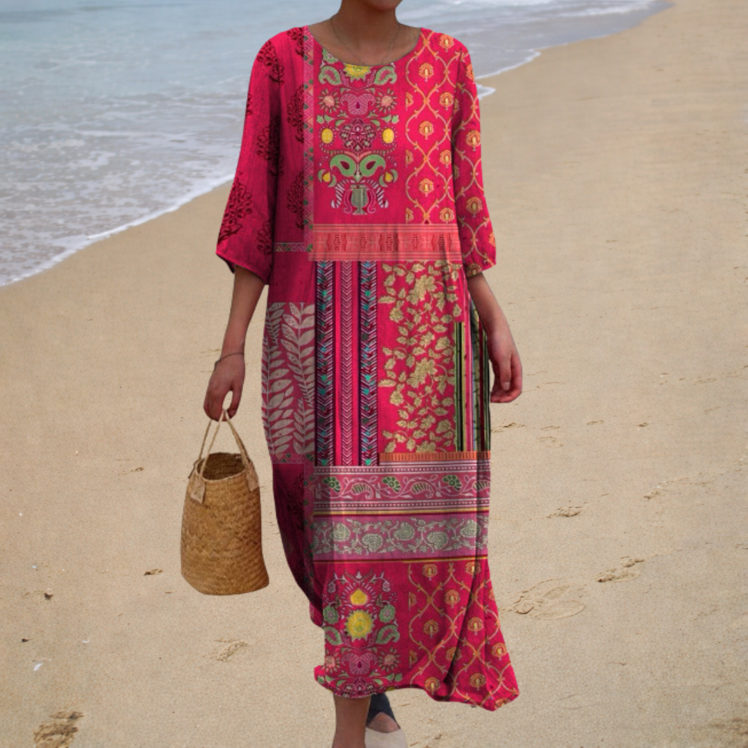 Dianne | Comfortable Long Flowing Dress