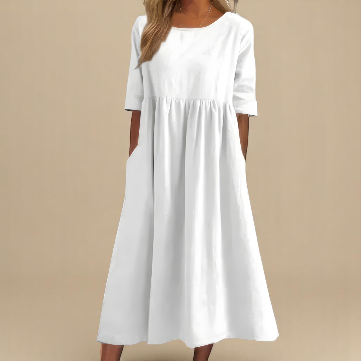 Minea - Airy Cotton Blend Dress