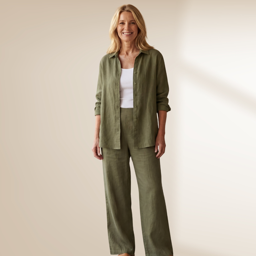 INDIRA  - Cotton & Linen Set