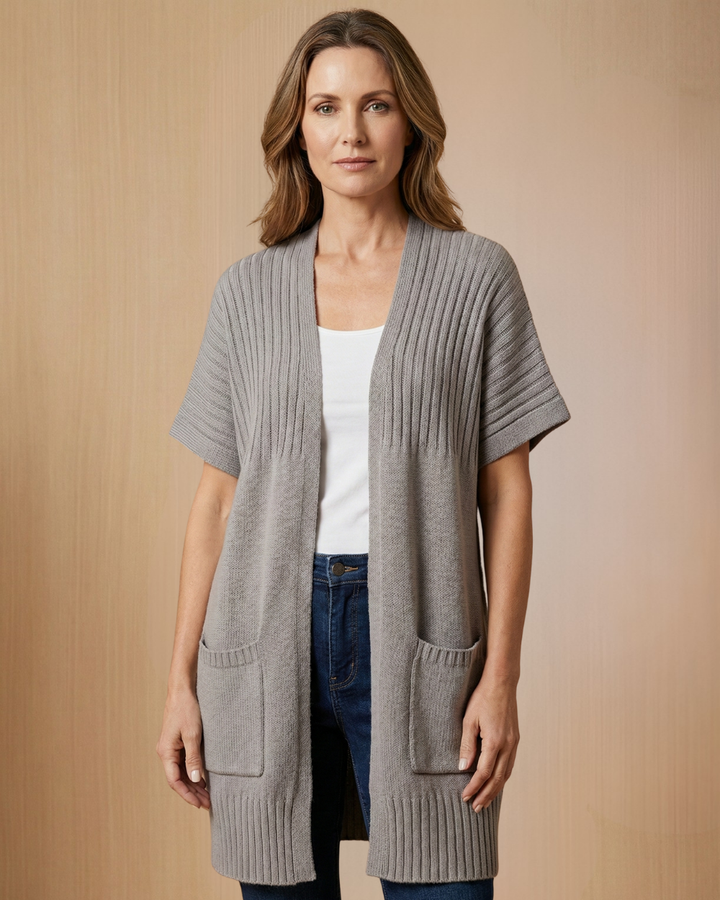 CASSAVA™ - Lightweight Open-Front Knit Cardigan