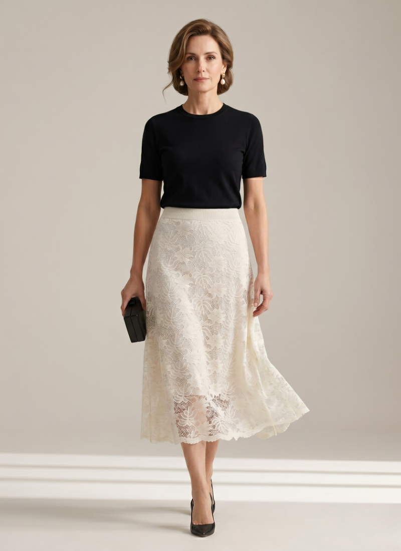 Lily | Cotton Blend Skirt