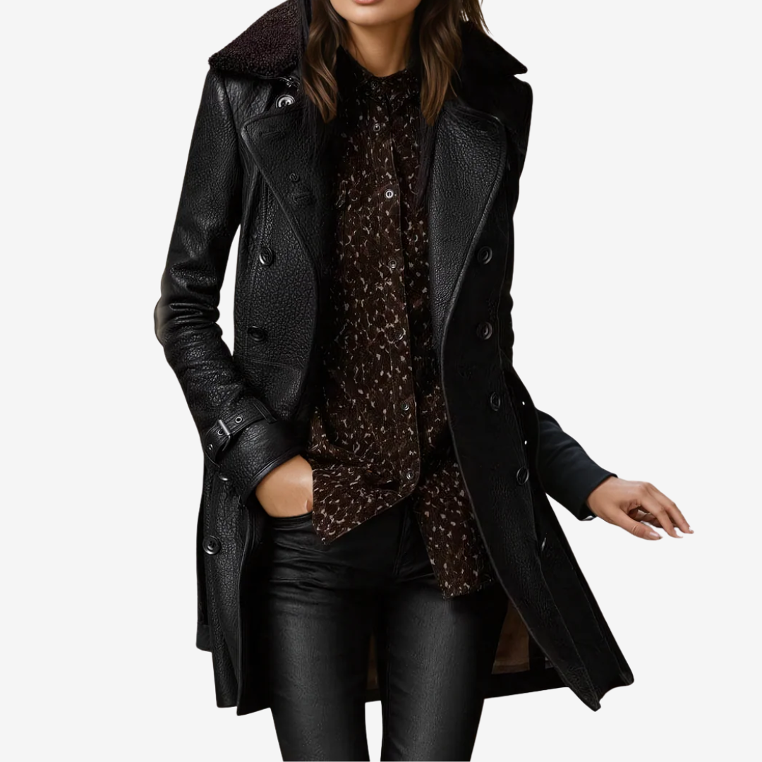 Sofie™ Cappotto in finta pelle
