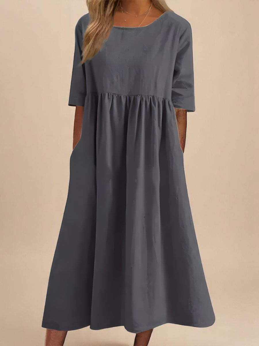 Minea - Airy Cotton Blend Dress