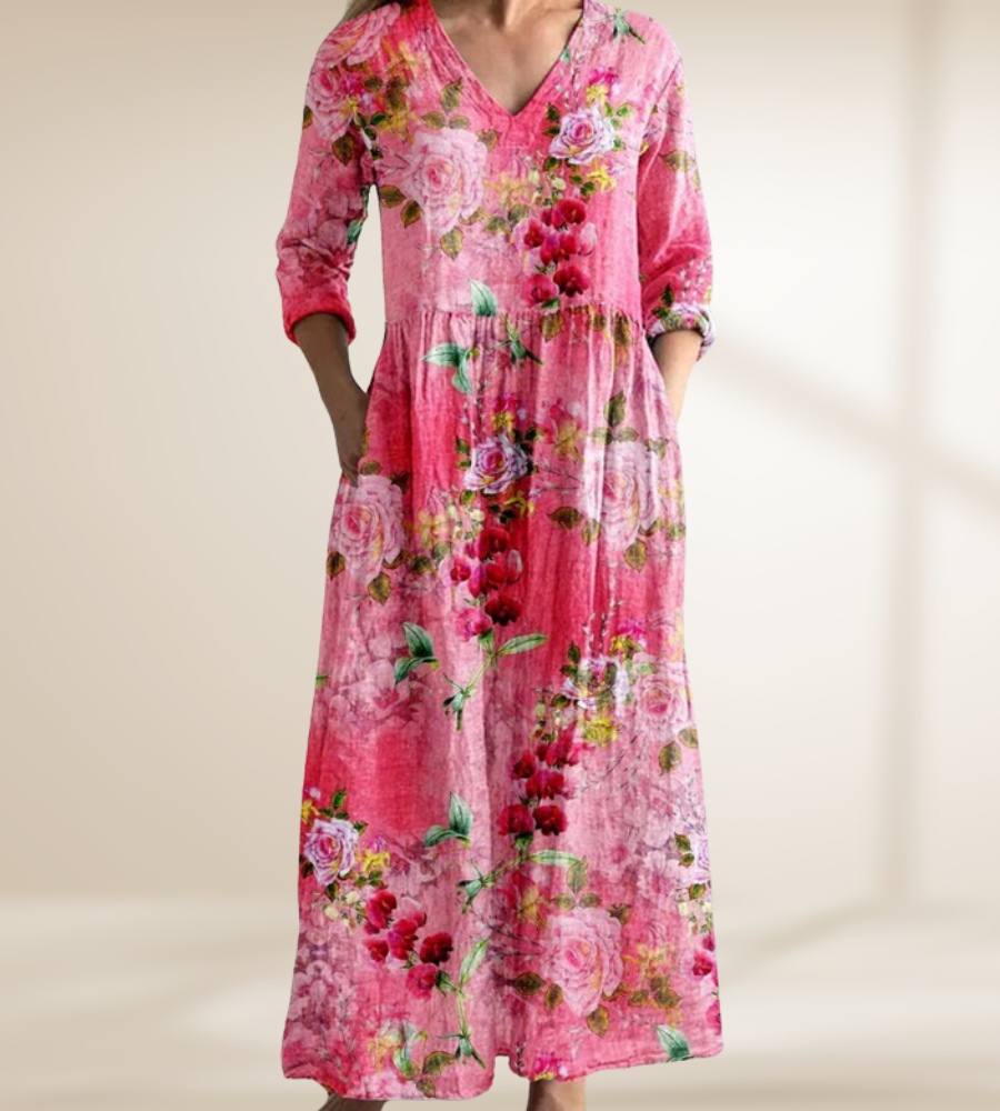 NATALIA | Breathable Cotton Blend Dress