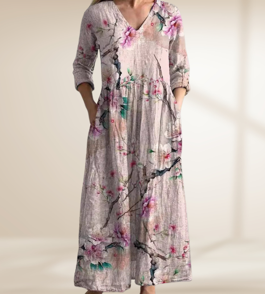 NATALIA | Breathable Cotton Blend Dress