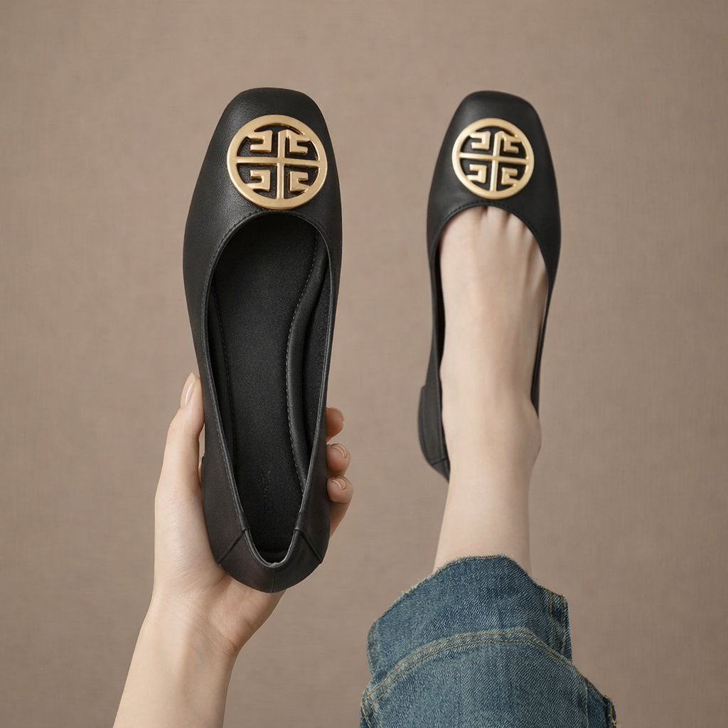 Silvana | Ballerine in Pelle Orchard