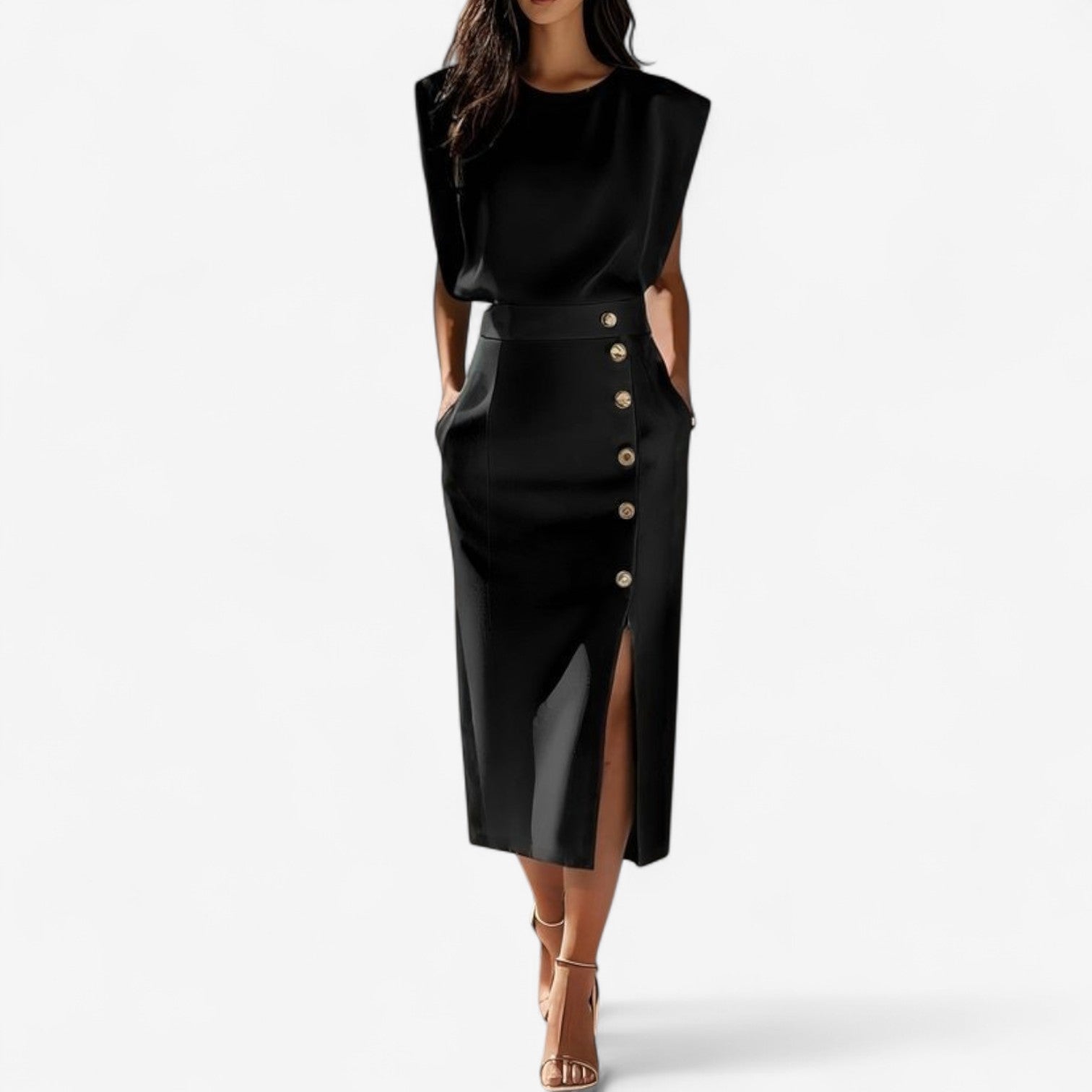 Melanie™ Tuta strutturata chic