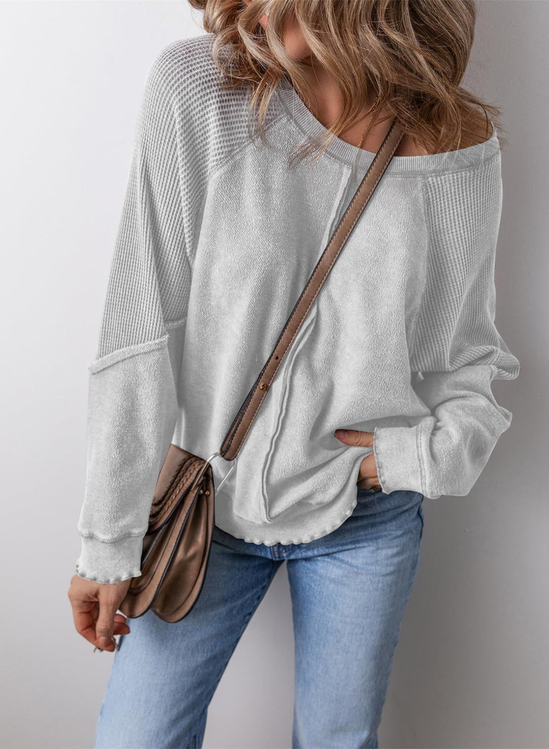 PRECIOUS™ - Casual Crew Neck Long Sleeve Sweatshirt