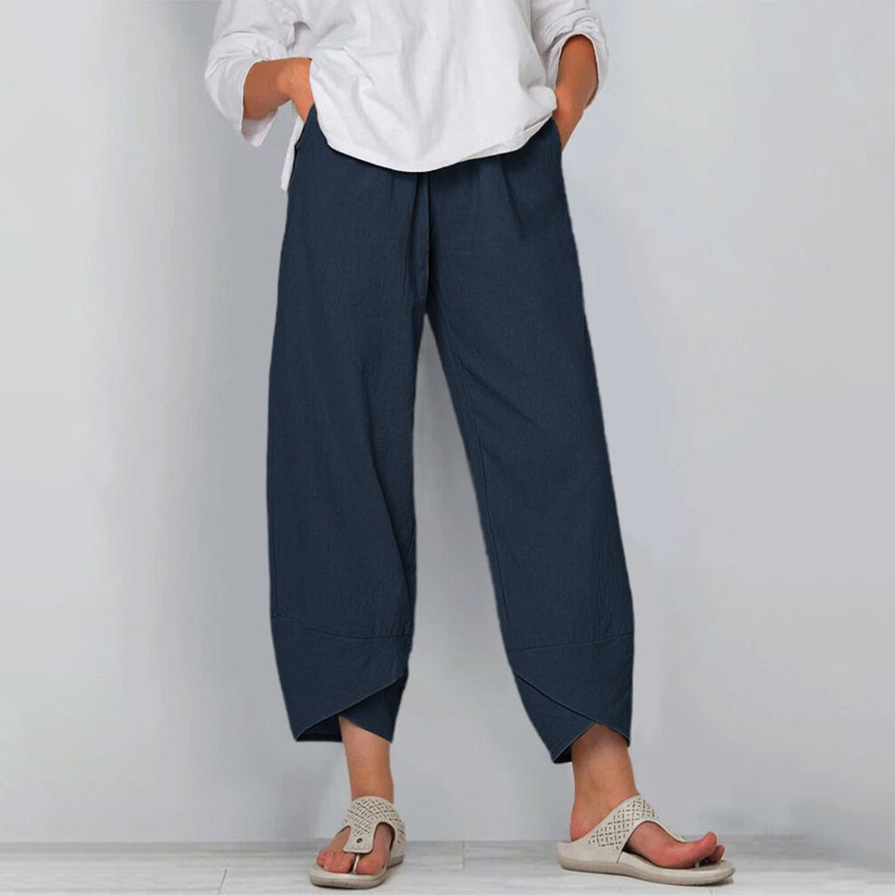 Leona I Baggy Linen Pants