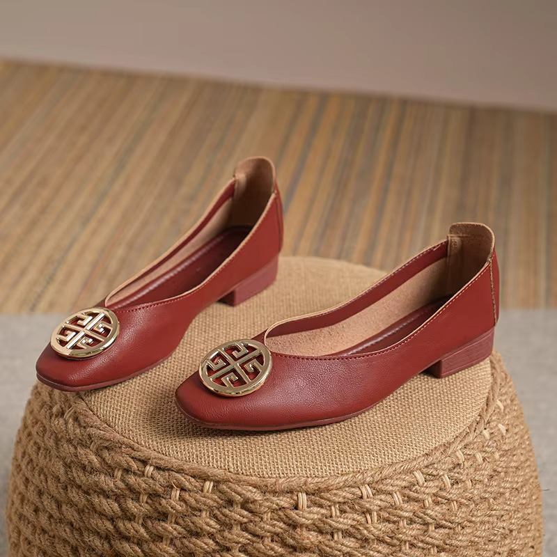 Silvana | Ballerine in Pelle Orchard