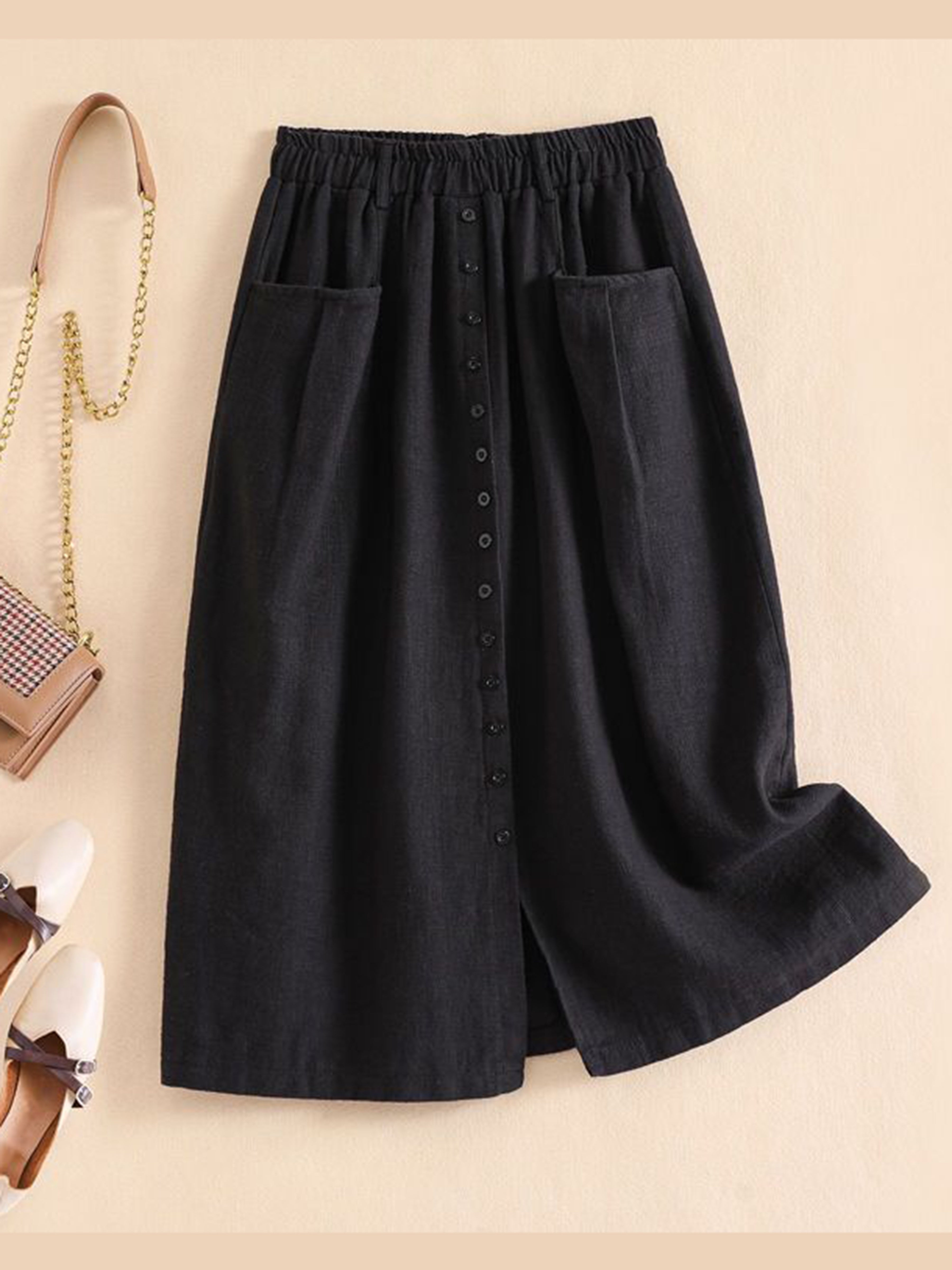 Helen I Linen Summer Skirt