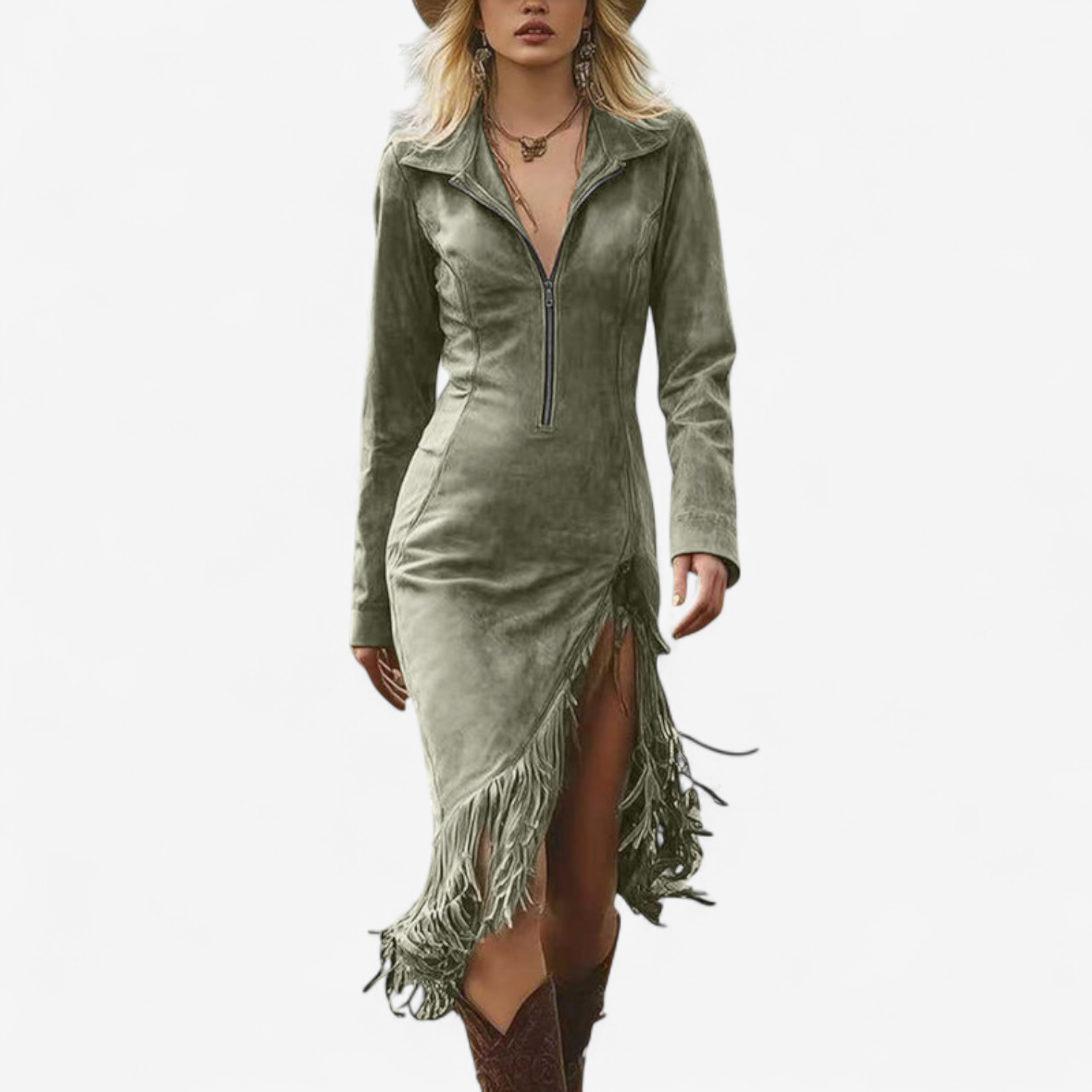 Ginette™ Elegante abito autunnale