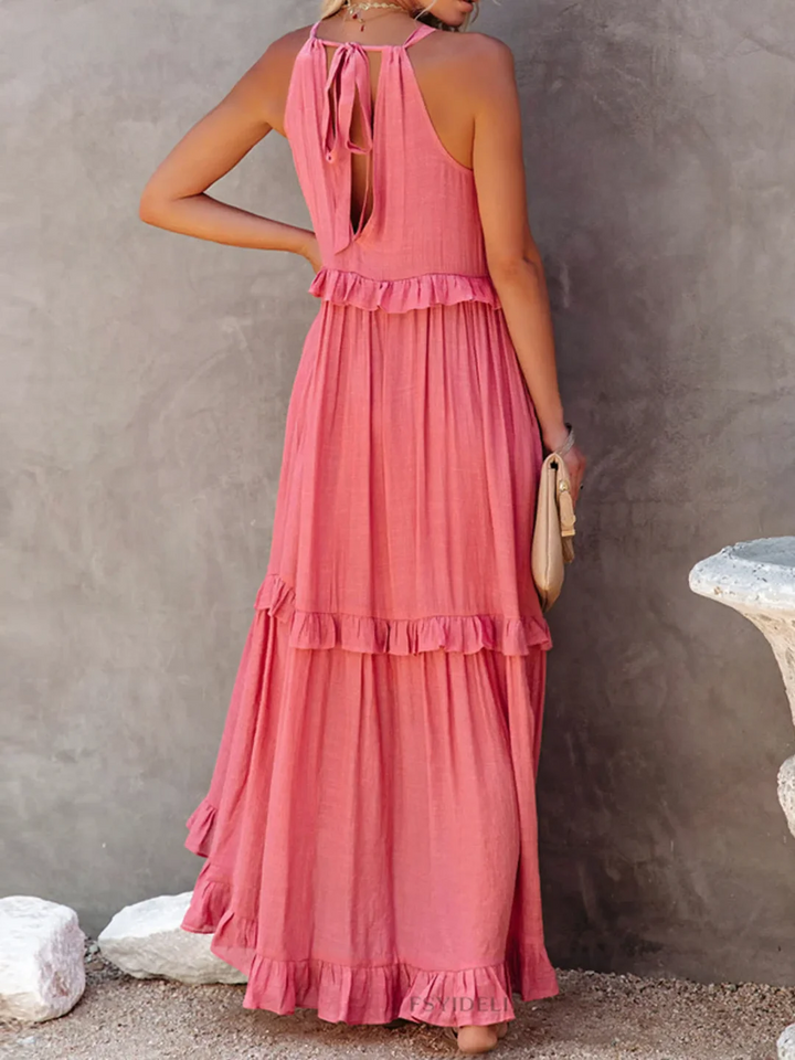CHERRY™ - Flow & Flutter Maxi Dress