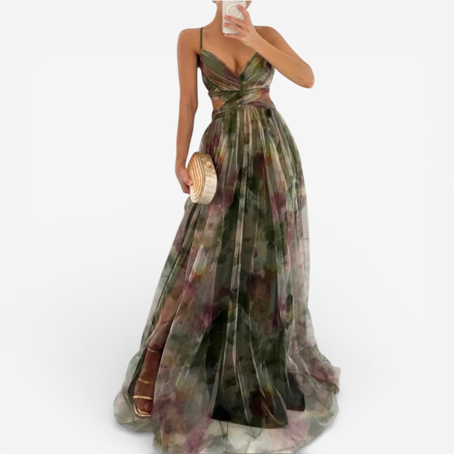 Hilda™ Abito maxi floreale