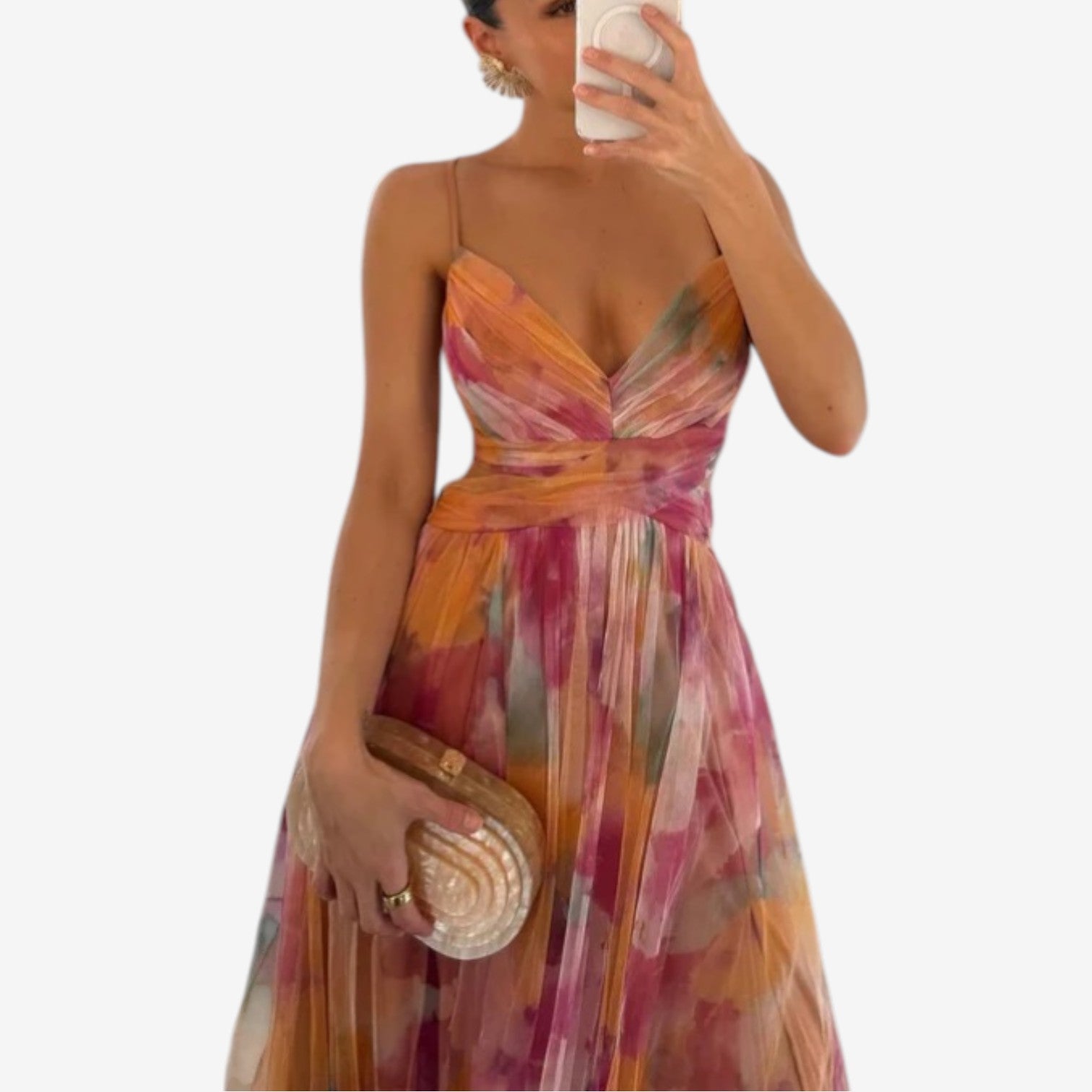 Hilda™ Abito maxi floreale