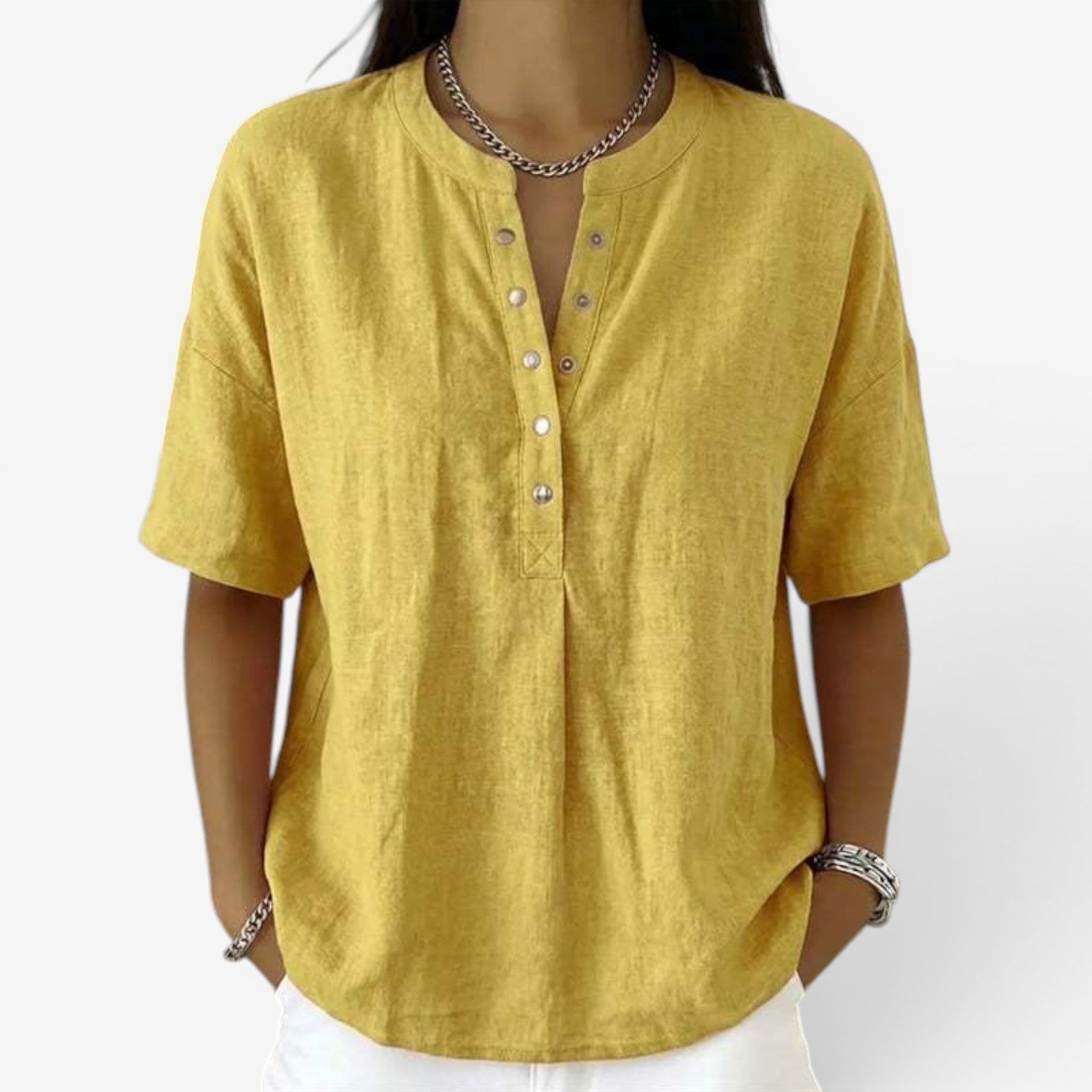 Kassandra™ Blusa in lino