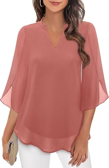 Claudia I Blouse with V-Neck