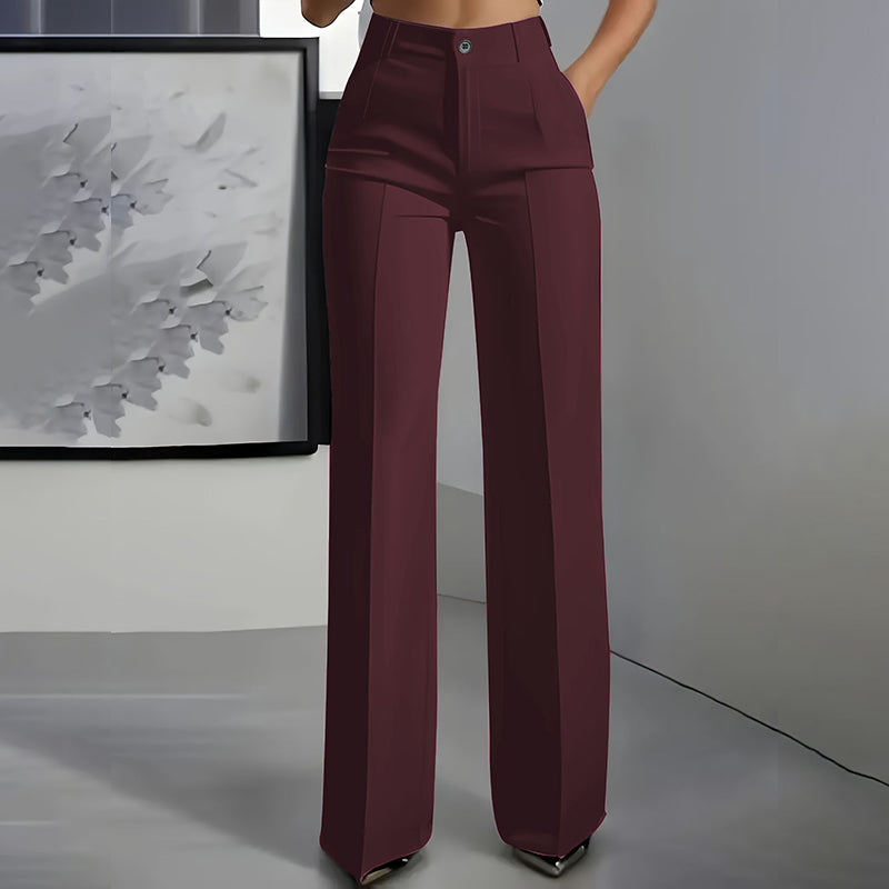 Ella I Women's High-Waisted Trousers